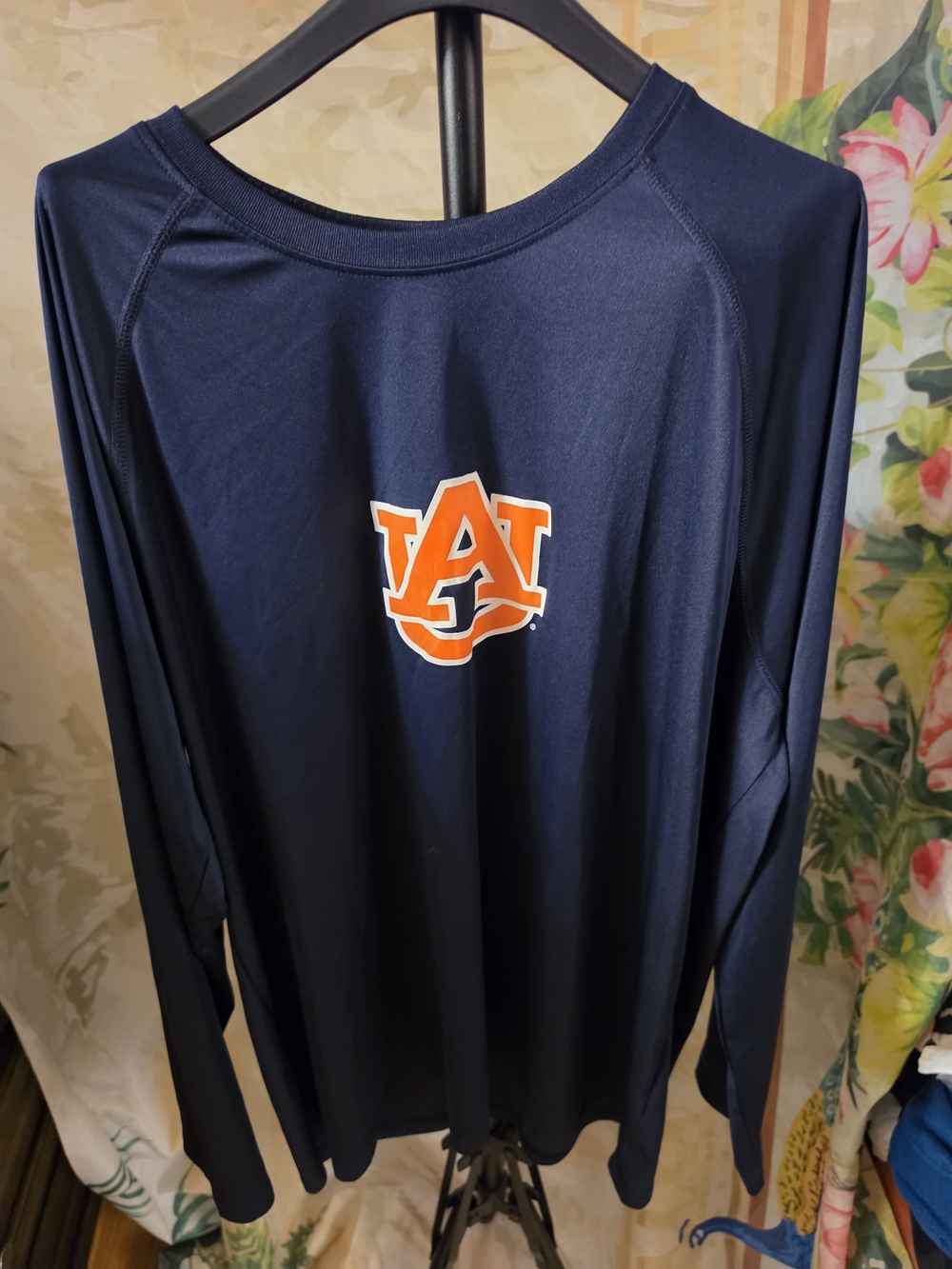 Champion Men’s Navy Blue Jacket with Orange Trim XL